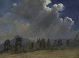 Albert-bierstadt-1870-abetos-e-nuvens-de-tempestade-impressão-de-arte-reprodução-de-belas-artes-arte-de-parede-id-a2uv4ezrf
