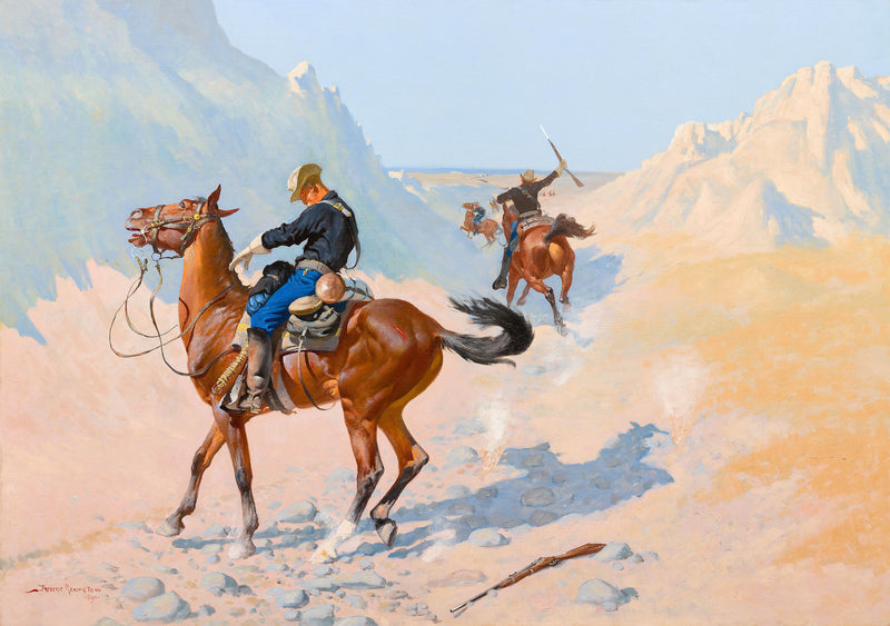 frederic-remington-1890-the-advance-guard-or-the-military-sacrifice-the-ambush-art-print-fine-art-reproduction-wall-art-id-a2v64mwza