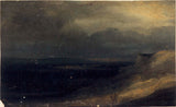 喬治米歇爾-1830-查看據稱蒙馬特藝術印刷品美術複製品牆壁藝術