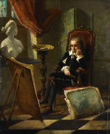 pierre-joseph-toussaint-1850-den-unga-målaren-konsttryck-finkonst-reproduktion-väggkonst-id-a2vszbvz7