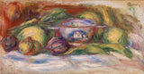 皮埃尔·奥古斯特·雷诺阿1916年-碗和无花果和苹果-ecuelle-无花果和苹果-艺术印刷精美的艺术复制墙-艺术-id-a2vtzc64b
