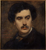 carolus-duran-1870-chân dung của alexander-falguiere-nghệ thuật-in-mỹ thuật-sản xuất-tường-nghệ thuật