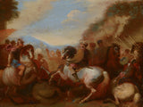 anonimo-1700-scena-di-battaglia-stampa-d'arte-riproduzione-d'arte-wall-art-id-a2wum2rdw