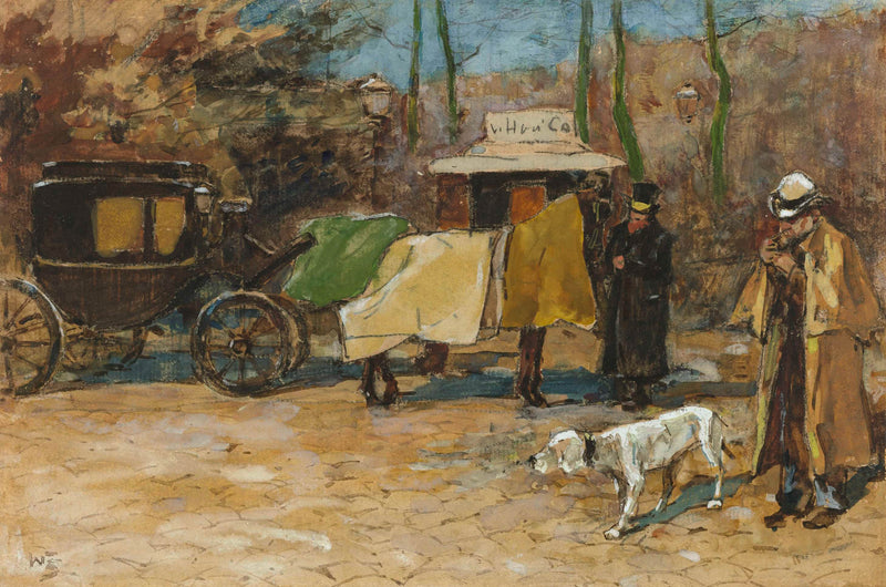 willem-de-zwart-1872-waiting-in-a-car-park-art-print-fine-art-reproduction-wall-art-id-a2wyt2uyf