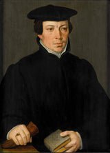 pieter-pourbus-1535-portret-van-'n-jong-predikant-kunsdruk-fynkuns-reproduksie-muurkuns-id-a2xhjj6ed