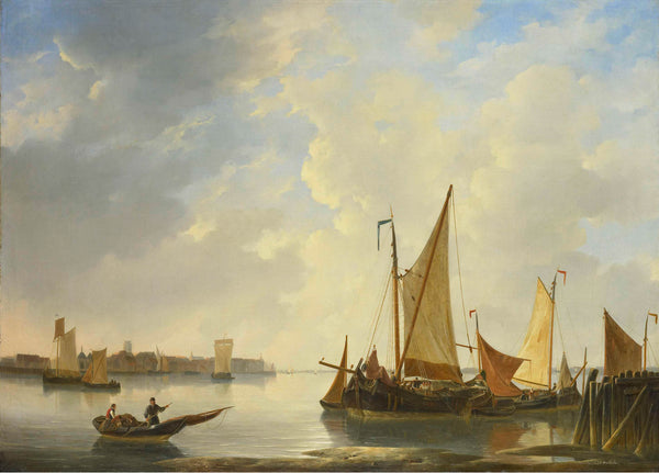 christiaan-lodewijk-willem-dreibholtz-1830-view-of-dordrecht-from-papendrecht-art-print-fine-art-reproduction-wall-art-id-a2yv8fz0x