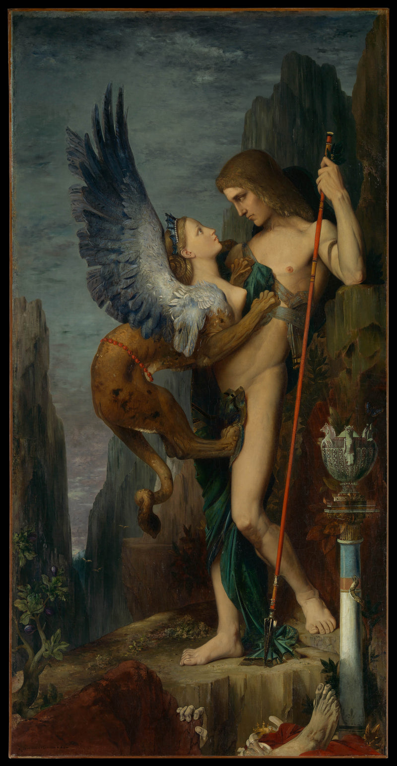 gustave-moreau-1864-oedipus-and-the-sphinx-art-print-fine-art-reproduction-wall-art-id-a2yx2ohd9