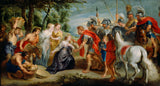 peter-paul-rubens-1625-david-spotkanie-abigail-art-print-reprodukcja-dzieł sztuki-wall-art-id-a2zc7im26