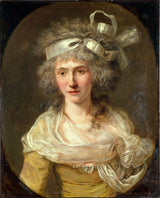 anonym-1785-porträtt-av-kvinna-konst-tryck-fin-konst-reproduktion-vägg-konst