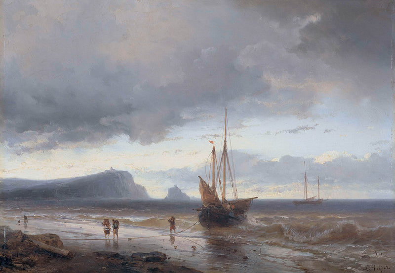 louis-meijer-1840-along-the-coast-art-print-fine-art-reproduction-wall-art-id-a2ztkedue