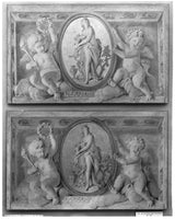 fransk-målare-1770-par-överdörrar-med-diana-eller-en-nymf-i-en-oval-medaljong-stödd-av-amorini-konsttryck-finkonst-reproduktion-väggkonst- id-a304xlkp