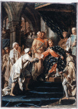 니콜라스-가이-브레네-1773-세인트루이-산속 노인의 사자를 받음-예술-인쇄-미술-복제-벽-예술