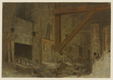 約翰·弗格森·威爾-1864-西點鑄造廠-冷泉-紐約-藝術印刷品-精美藝術-複製品-牆藝術-id-a31k3muuu