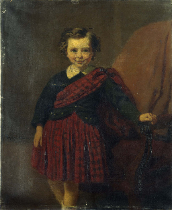 edouard-moyse-1866-portrait-of-boy-maurice-koblenz-in-scottish-costume-art-print-fine-art-reproduction-wall-art