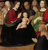 antonio-rimpatta-1515-la-sacra-famiglia-con-quattro-santi-e-una-donatrice-stampa-d'arte-riproduzione-d'arte-wall-art-id-a32q9hh3f