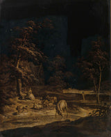 леендерт-овербеек-1780-пастирица-са-овцама-уметношћу-принт-фине-арт-репродуцтион-валл-арт-ид-а344мгн7м
