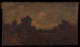 亨利·约瑟夫·哈比涅斯灌木丛生艺术印刷精美的艺术复制品墙艺术