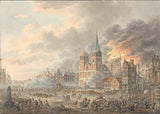 dirk-langendijk-1801-de-verovering-van-de-stad-door-Franse-troepen-art-print-fine-art-reproductie-wall-art-id-a34ozo9s3