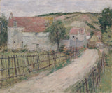 theodore-robinson-1892-den-gamla-kvarnen-vieux-moulin-konsttryck-finkonst-reproduktion-väggkonst-id-a34rpa791