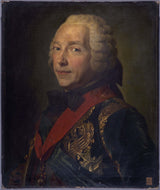 maurice-quentin-de-la-tour-1748-porträtt-av-charles-louis-auguste-fouquet-hertig-av-belle-isle-1684-1761-marskalk-av-frankrike-konsttryck-konst- reproduktion-vägg-konst