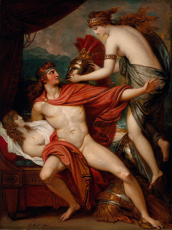 benjamin-west-1804-thetis-bringing-the-armor-to-achilles-art-print-fine-art-reproduction-wall-art-id-a35g5lj3j