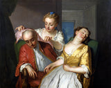 philippe-mercier-1738-a-scene-fromthe-bất cẩn-chồng-nghệ thuật-in-mỹ thuật-tái sản-tường-nghệ thuật-id-a36mwojo3