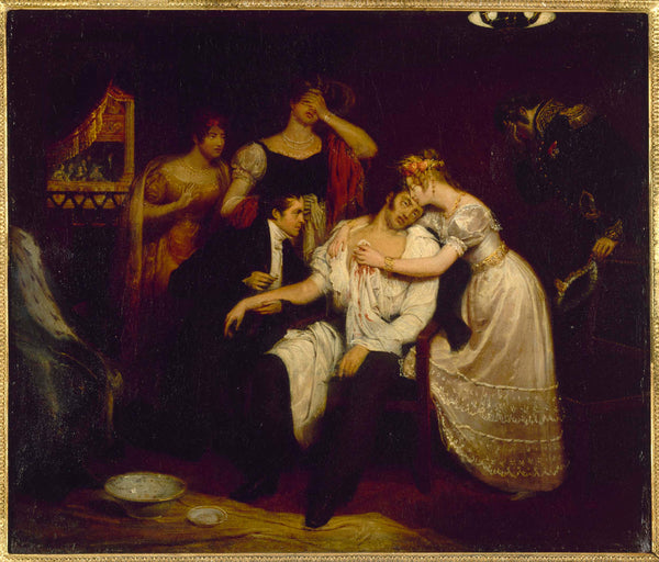 francois-barthelemy-michel-edouard-dit-edouard-cibot-cibot-1829-the-death-of-the-duke-of-berry-13-february-1820-at-the-royal-academy-of-music-art-print-fine-art-reproduction-wall-art