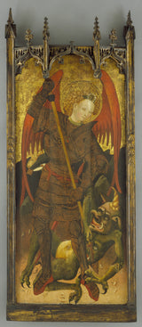 andres-marzal-de-sas-1400-saint-michael-na-alụ ọgụ-dragon-art-ebipụta-fine-art-mmeputa-wall-art-id-a38qk1dja