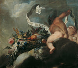 peter-strudel-1699-çiçəkli-iki-putti-meyvə-və-banner-art-çap-incə-art-reproduksiya-divar-art-id-a38zqebes