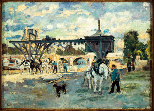 emile-antoine-guillier-1880-crane-on-the-seine-at-pont-royal-art-print-fine-art-reproduction-wall-art