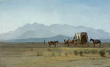 アルバート・ビアシュタット-1859-ロッキー山脈の測量士-ワゴン-アート-プリント-ファインアート-複製-ウォールアート-id-a3bdcby33