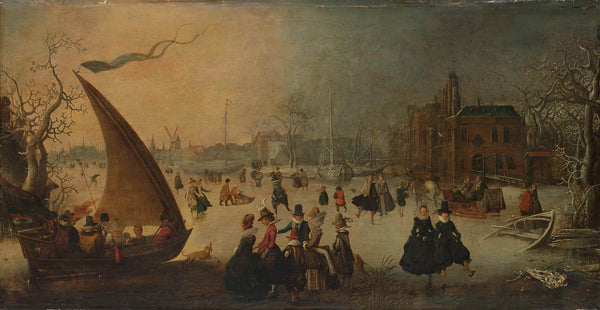 adam-van-breen-1611-landscape-with-frozen-canal-skaters-and-an-ice-boat-art-print-fine-art-reproduction-wall-art-id-a3bhpqet7