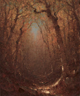 sanford-robinson-gifford-1876-herfst-a-wood-path-art-print-fine-art-reproductie-wall-art-id-a3bnebv1e
