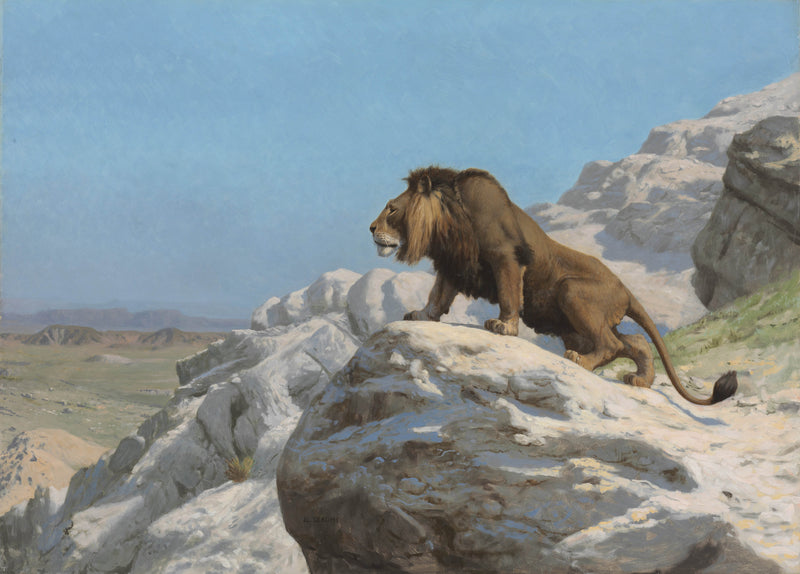 jean-leon-gerome-1885-lion-on-the-watch-art-print-fine-art-reproduction-wall-art-id-a3btfpgq0