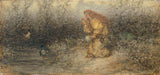 matthijs-maris-1877-impressão-de-arte-de-conto-de-fadas-reprodução-de-finas-arte-arte-de-parede-id-a3c7xvz12
