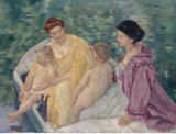 mary-cassatt-1910-the-tắm-nghệ thuật-in-mỹ thuật-sản xuất-tường-nghệ thuật