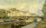 אלברט-שארל-לבורג-1906-הגשר-החדש-אמנות-הדפס-אמנות-רפרודוקציה-אמנות-קיר