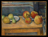 paul-Cézanne-1891-csendélet-with-alma-és körte-art-print-fine-art-reprodukció fal-art-id-a3ddd0see