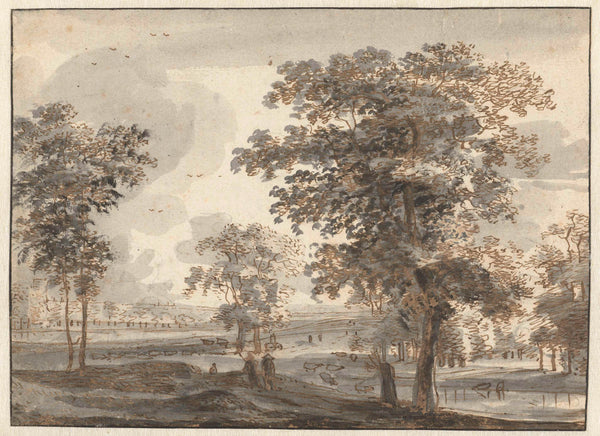 roelant-roghman-1637-landscape-with-trees-and-two-shepherds-with-livestock-art-print-fine-art-reproduction-wall-art-id-a3dfrrmj4