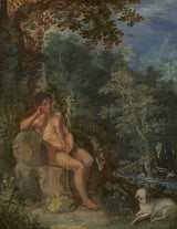 Adam-elsheimer-1608-johannes-the-Baptist-in-the-ørkenen-art-print-kunst--gjengivelse-vegg-art-id-a3edk474f