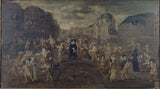 匿名 1501-笑话巴黎街头艺术版画美术复制墙艺术