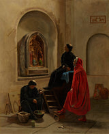 edwin-blashfield-1870-konstnären-målar-kyrkans konsttryck-finkonst-reproduktion-väggkonst-id-a3eoiqd78