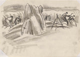leo-gestel-1925-workers-on-land-with-corn-sheaves-art-print-fine-art-reproduktion-wall-art-id-a3f8oo4xj