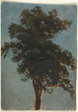 亞歷山大-卡拉梅-1800-樹研究藝術印刷美術複製品牆藝術 id-a3fgexyie