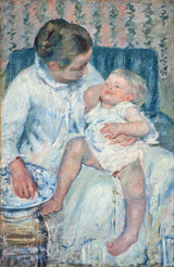 mary-cassatt-1880-ema-unise-lapse-kunsti-print-kujutava kunsti-reproduktsiooni-seina-kunsti-id-a3gw90vxu pesemiseks