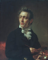 塞缪尔·洛维特·瓦尔多1815-自画像艺术打印精细艺术再现墙艺术id-a3hey6ypg
