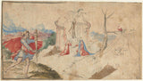 aniello-redita-1550-mifoloji-səhnə-aeneas-qaçan-troy-art-print-incə-sənət-reproduksiyası-wall-art-id-a3hogqio0