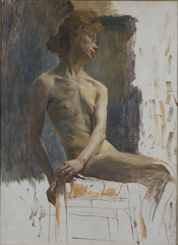 carl-wilhelmson-study-of-a-model-art-print-fine-art-reproduction-wall-art-id-a3imqb6fk