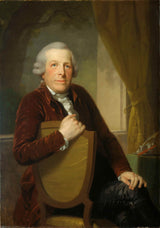 ヨハン・フリードリッヒ・アウグスト・ティッシュバイン 1790年 ヨハネス・ルブリンクⅡの肖像 哲学者 作家 アート 版画 美術 複製 ウォールアート id a3itzpjaa