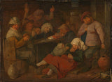 adriaen-brouwer-1620-bonde-dricker-om-konsttryck-finkonst-reproduktion-väggkonst-id-a3ixu5a2b